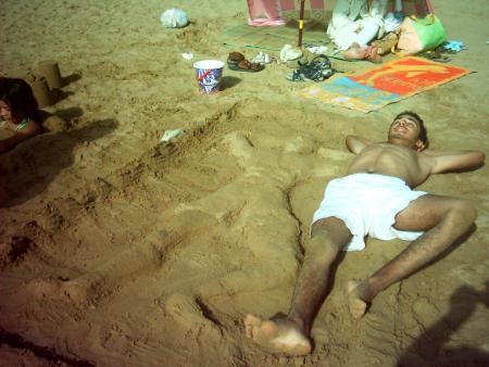 mizou a la plage